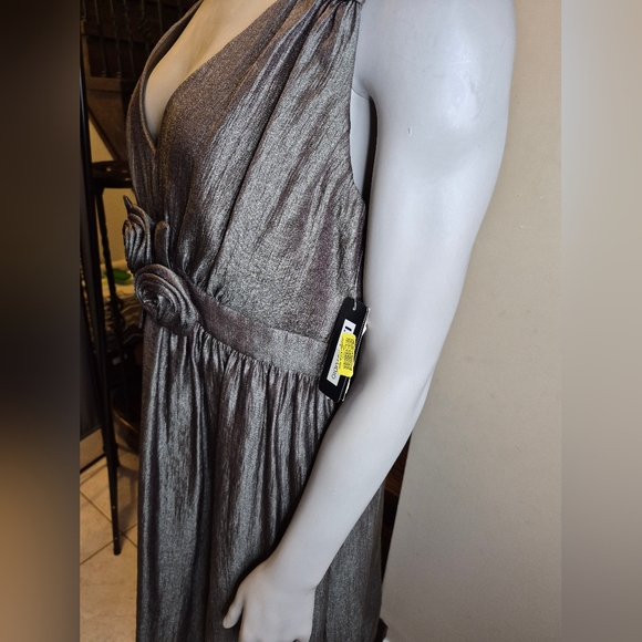Elegant metallic/Pewter dress - Picture 13 of 13